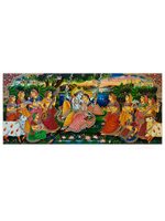 Radha Krishna in Pankaj Kumar's Enchanting Usta Miniature