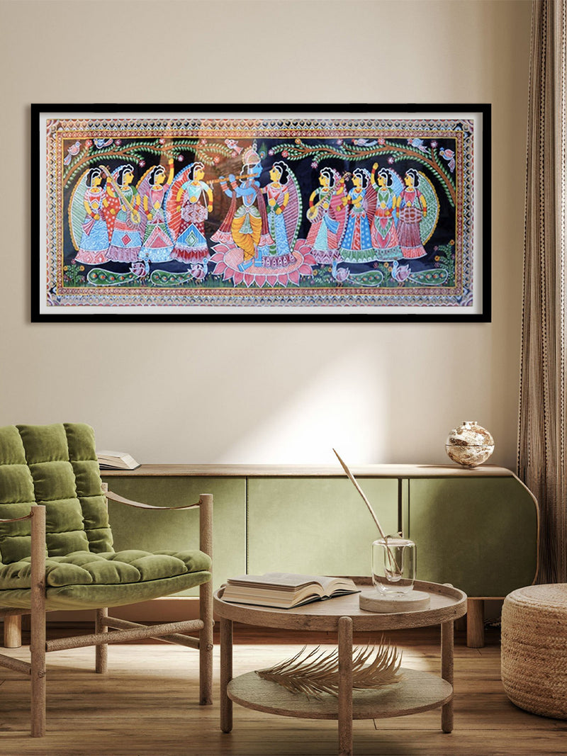 Radha krishna Tikuli Bihar Folk art paintings