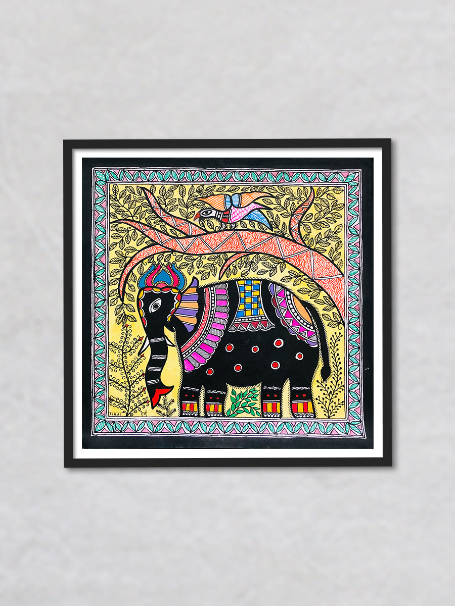 Radiant Forest: Wonder in Madhubani Art