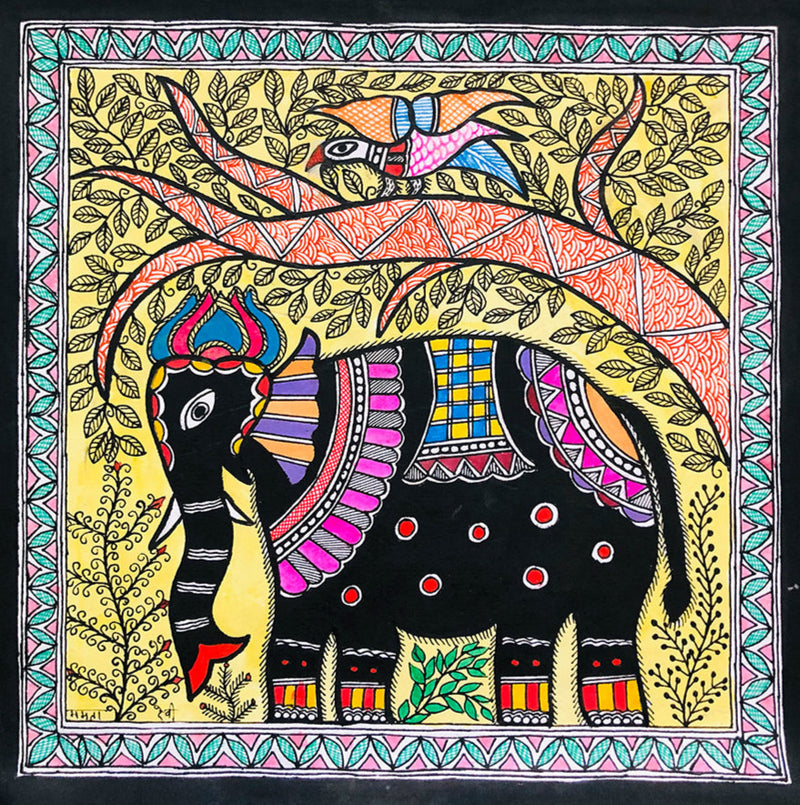 Wonder in Madhubani Art by Ambika Devi