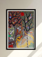 Radiant depiction of wildlife: Madhubani by Vibhuti Nath 