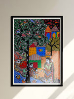 Radiant imagery of womanhood in Madhubani by Vibhuti Nath for Sale