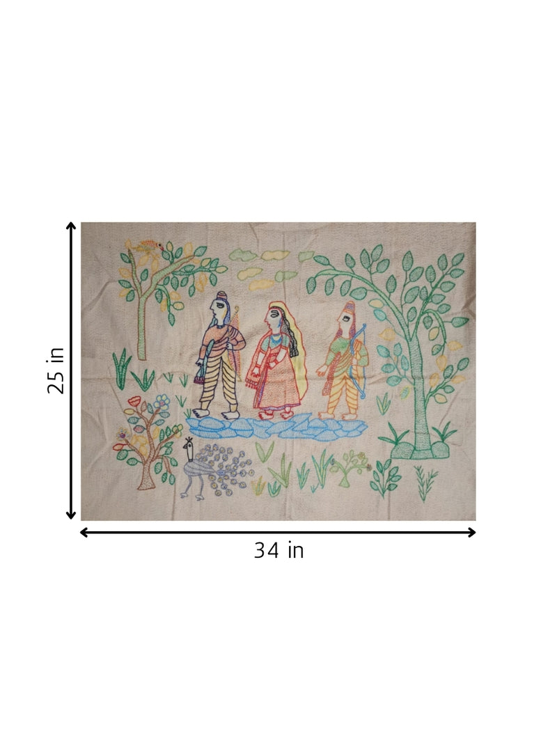 Ram Vanavasa In Sujani Embroidery for sale