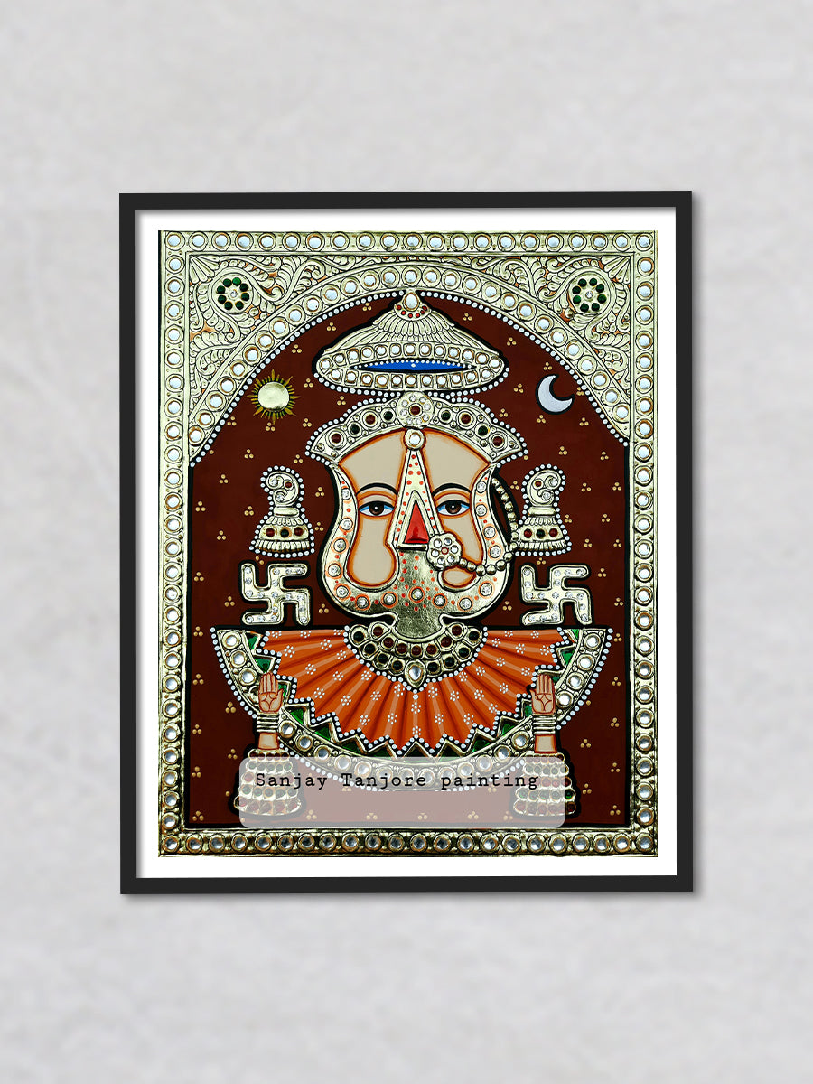 Rani sati, Tanjore Painting by Sanjay Tandekar