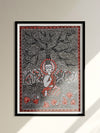 Representation of Lord Buddha in Madhubani by Vibhuti Nath 