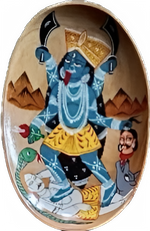 Shop for Maa kali Kalighat art Wall Plates