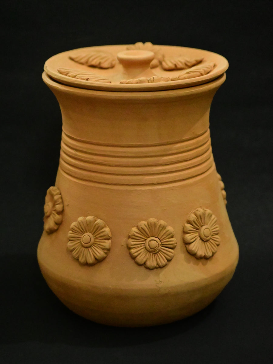 Reservoir of Serenity A Terracotta Jar of Water, Terracotta art by Dolon Kundu