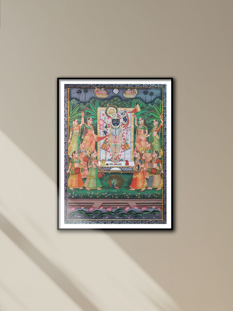 Shop Rhythm of Sharad Purnima: Pichwai painting