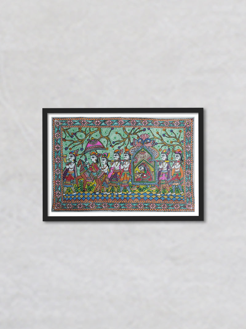 Shop Ritual Artistry - A Visual Treat, Madhubani Painting by Priti Karn