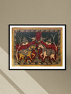 Shop Royal Horses Kalamkari art by K Siva Reddy