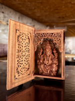 Buy Lord Ganesha in Sandalwood carving by Om Prakash