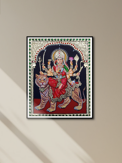 Shop Maa Durga Tanjore Painting by Sanjay Tandekar