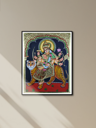 Shop Maa Durga Tanjore Painting by Sanjay Tandekar