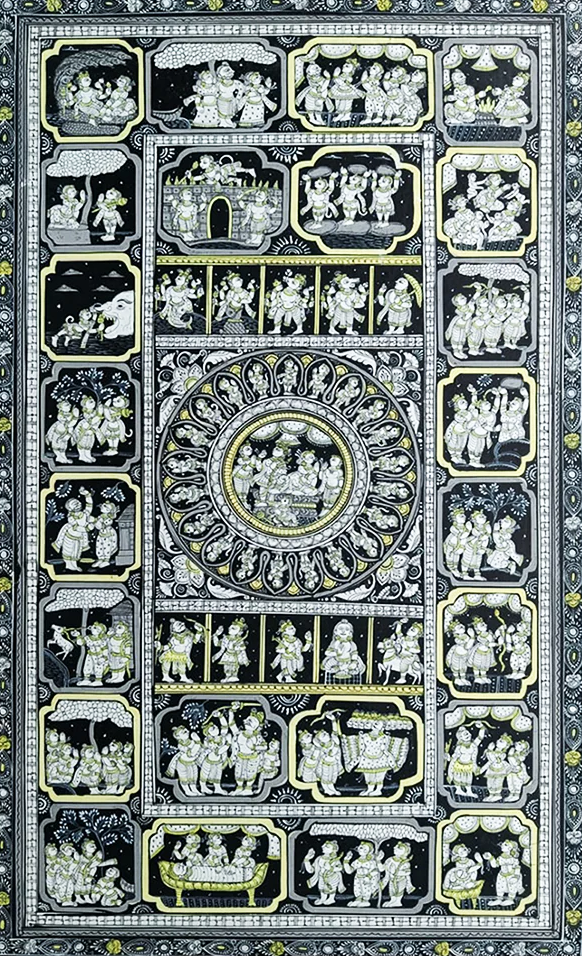 Buy Sacred Frames: Divine Pattachitra artwork by Purusottam Swain