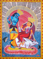 Sacred Love:Uttam Chitrakar's Kalighat Beauty for Sale