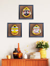 Purchase Sacred Trio: Jagannath, Balabhadra, and Subhadra's Faces Paper Mache 