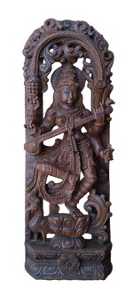 Saraswati  Handcrafted Woodwork for Sale