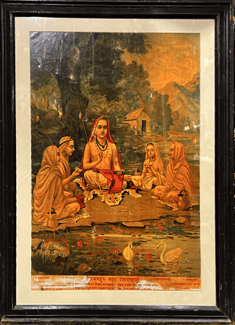 Buy Sage Shankaracharya, Oleograph by Raja Ravi Varma 