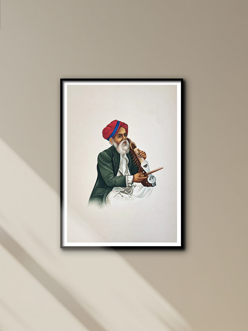 Shop Sarangi Player in Miniature Painting by Mohan Prajapati