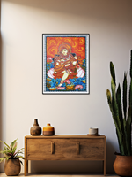 Order Online Saraswati Kerala Mural Painting by Adarsh