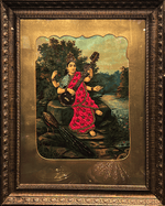 buy Saraswati, Oleograph by Raja Ravi Varma