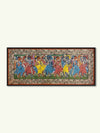 Sautal Symphony: A Bengal Pattachitra Celebration Bengal Pattachitra by Swarna Chitrakar for sale