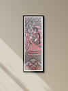 A women in Madhubani art by Priti Karn for sale