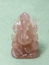 Serenity's Divine Embrace: Rose Quartz Ganesh 