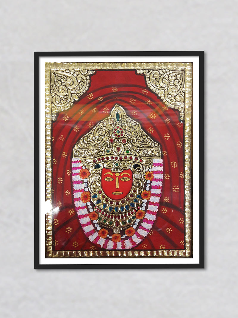 Shakti, Tanjore Painting by Sanjay Tandekar