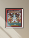 Shree Chandraprabhu with crescent moon: Pichwai by Shehzaad Ali Sherani for Sale