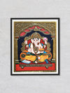 Shri Ganesha, Tanjore Painting by Sanjay Tandekar