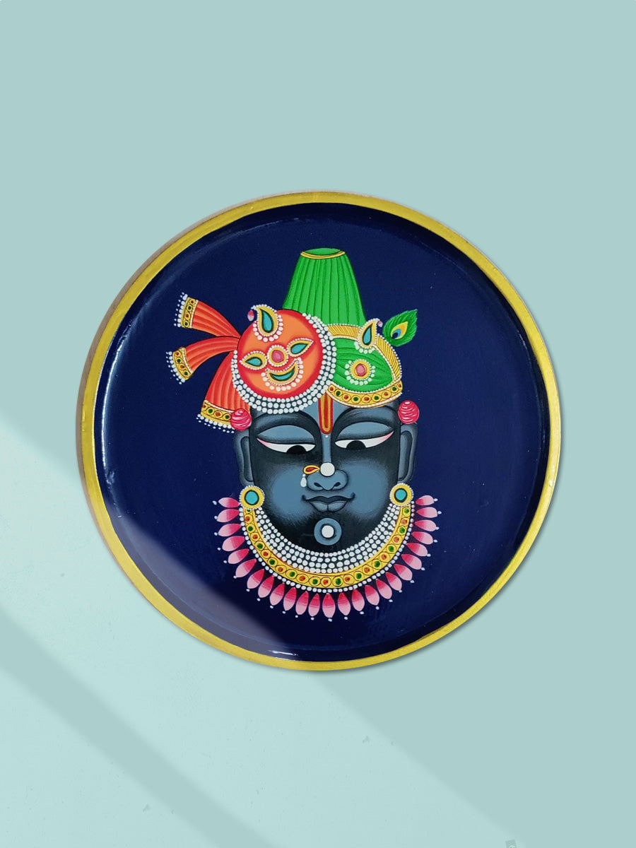 Shop Shrinathji Plate in Pichwai by Dinesh Soni