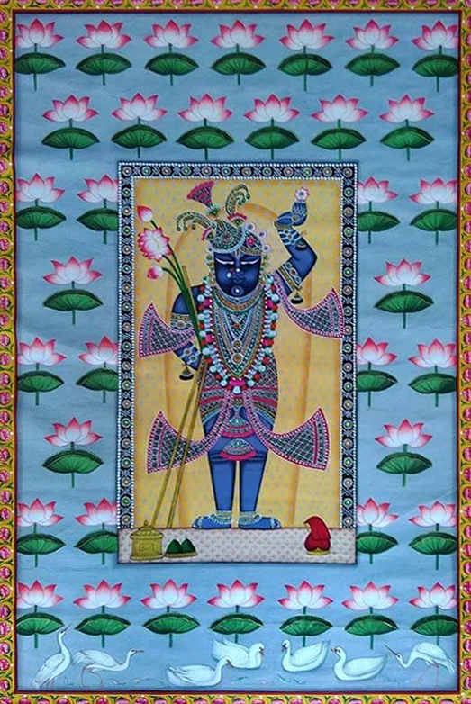 Buy Shrinathji in Pichwai Painting by Dinesh Soni