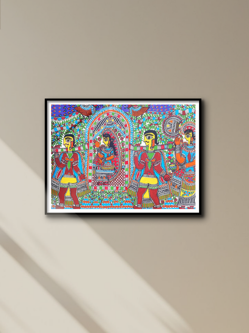 Shop Sita's Vidai in Madhubani Painting 