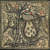 Buy Solitary Beauty – A Tapestry of Madhubani Art, Madhubani Painting by Ambika Devi