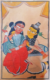 Soulful Admiration: Uttam Chitrakar’s Kalighat Couple