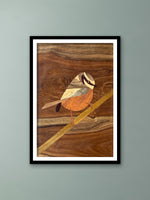 Buy Sparrow in Wood Inlay by Mohan Kumar