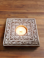 Square diya art by Vikas Singh for Sale