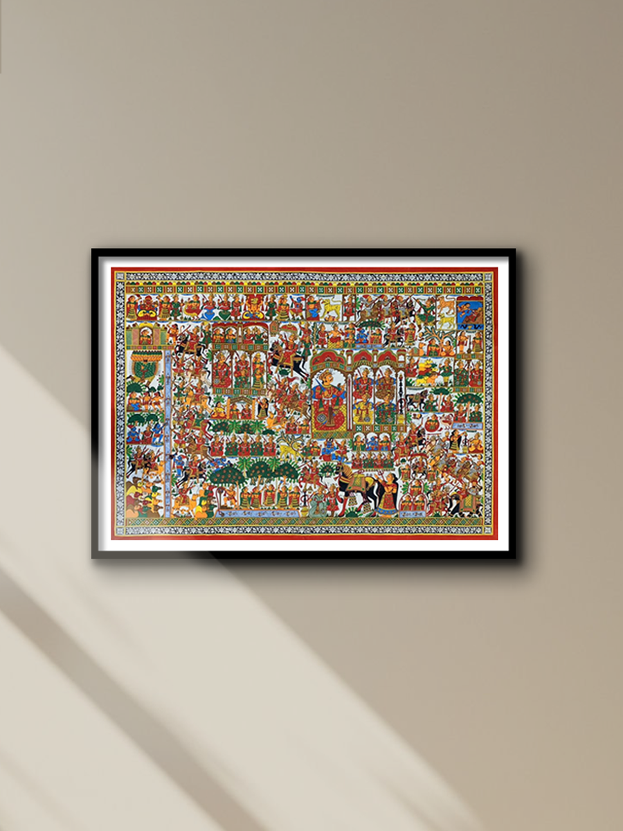 Shop Story of Pabuji: Phad Painting by Kalyan Joshi