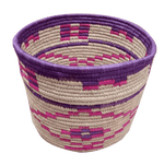 Buy Horizontal stripped Basket In Sabari Grass work By Dipali Mura