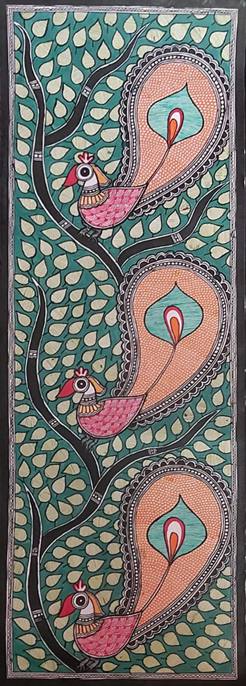 Buy Symphony of Peacocks: Madhubani by Priti Karn