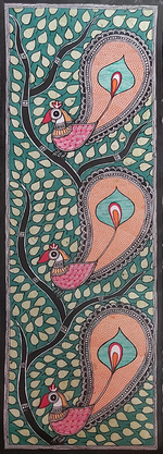 Buy Symphony of Peacocks: Madhubani by Priti Karn