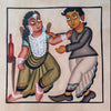 Symphony of a couple: Kalighat Painting by Bapi Chitrakar