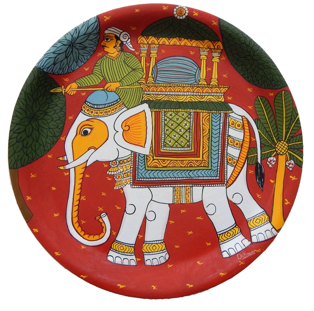 BUY THE ELEPHANT: CHERIYAL SCROLL PAINTING