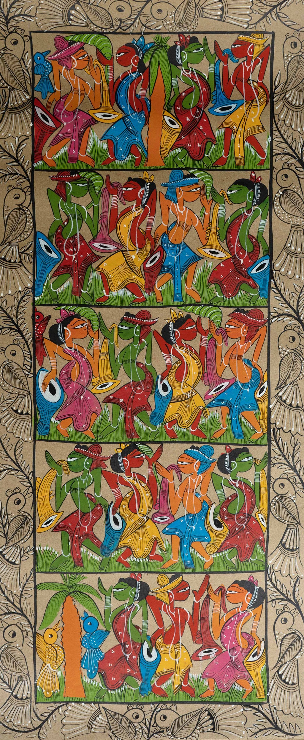 Shop Santhal Tribal Pattachitra by Manoranjan Chitrakar