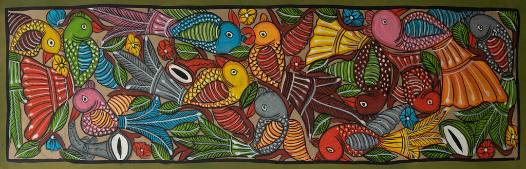 Shop The Birds in Frolic: Santhal Tribal Pattachitra