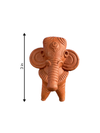 Buy Ornate Elephant in Terracotta by Ranjan Das