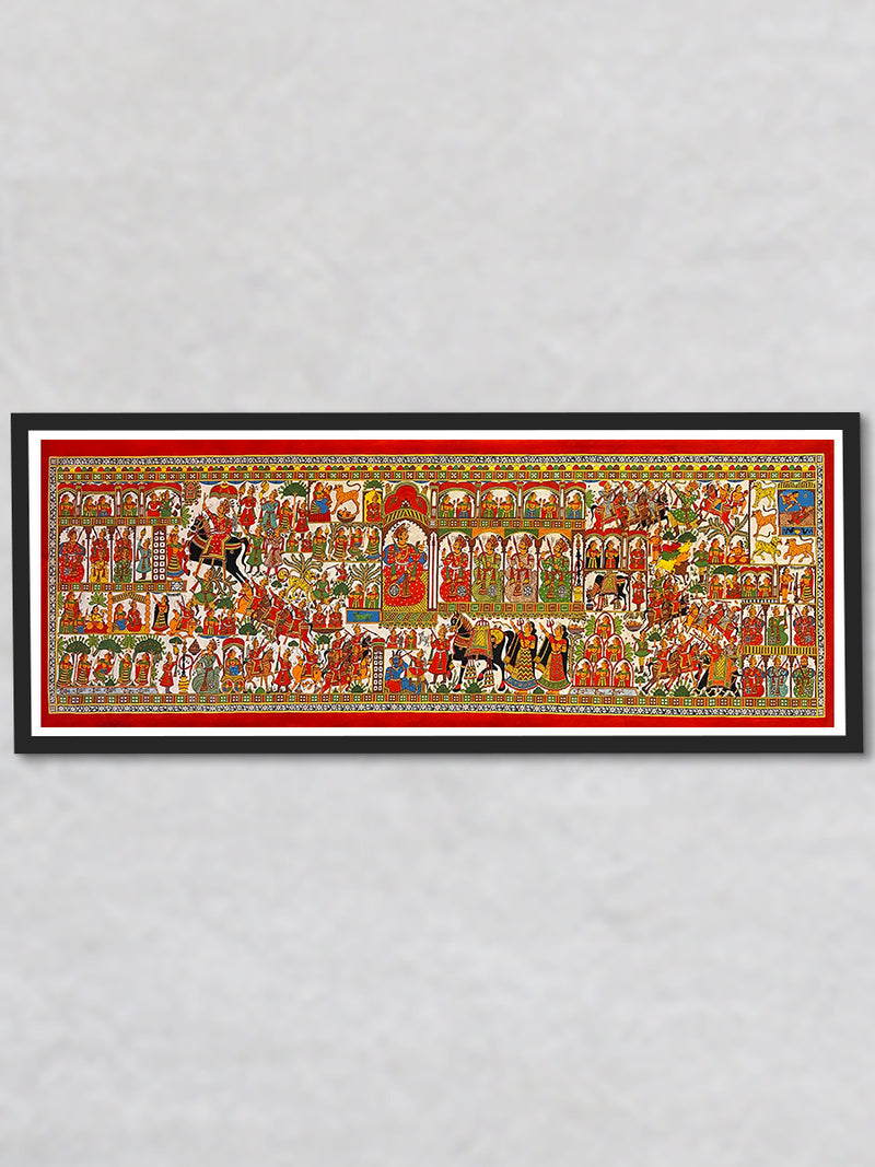 Tales of Pabuji A Tapestry of Phad Art by Kalyan Joshi