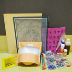 Tanjore Art kit for Masterclass (with traditional materials with 22k gold)