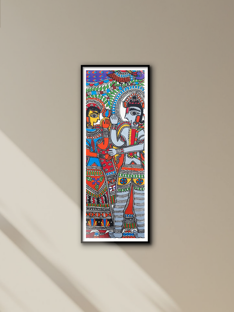 Shop The Divine Couple in Madhubani art 